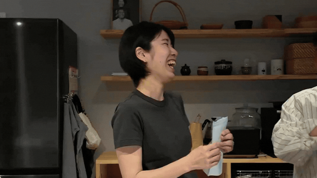 キッチンのご夫婦