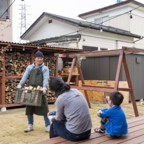 薪ストーブライフを楽しむ家